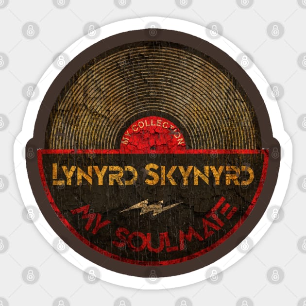 Lynyrd Skynyrd - My Soulmate Sticker by artcaricatureworks